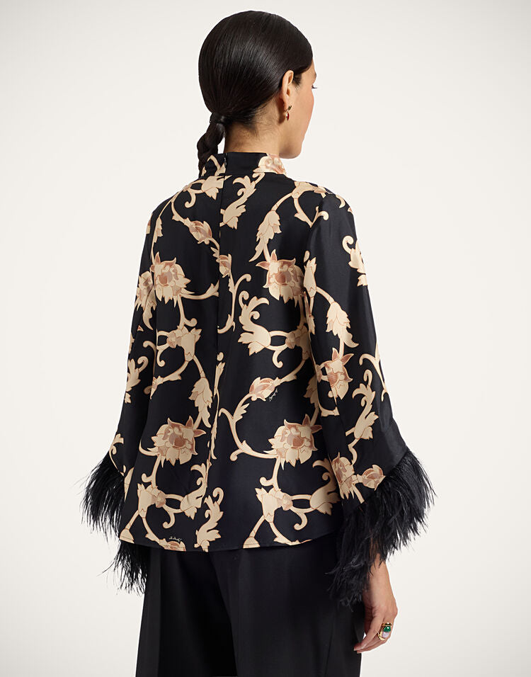 Make An Exit Top -  Buttercup Black