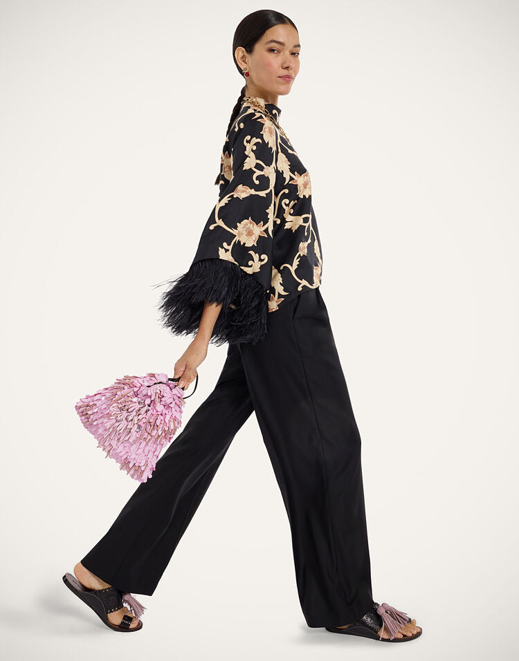 Make An Exit Top -  Buttercup Black