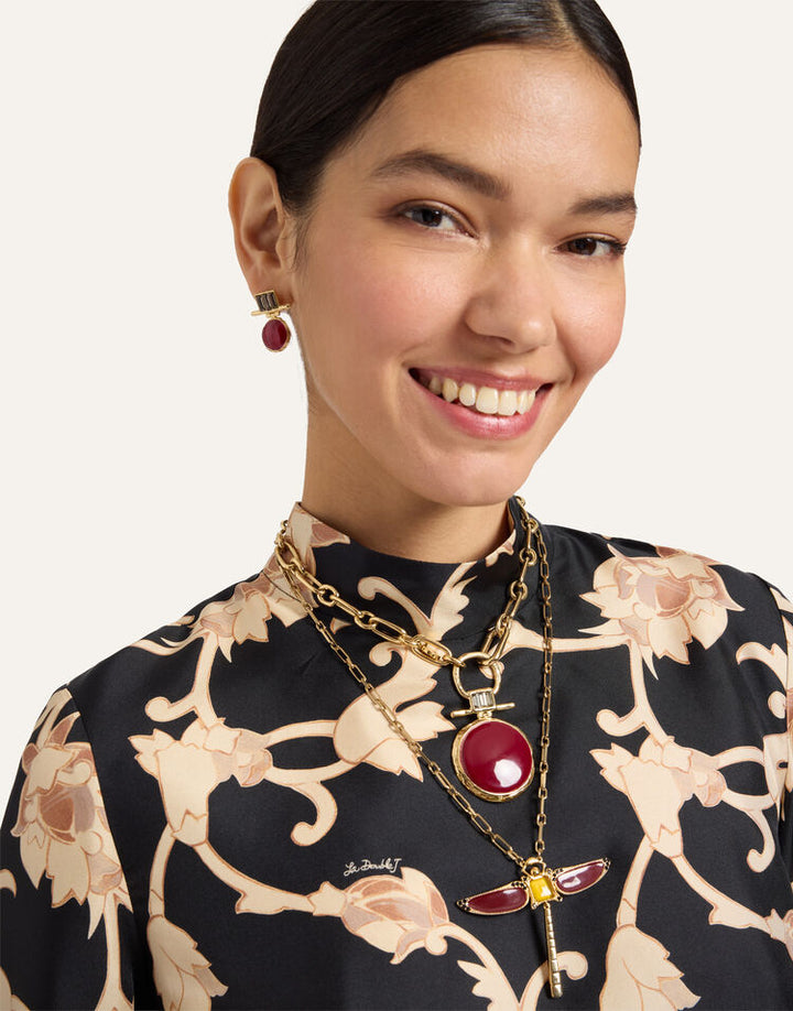 Make An Exit Top -  Buttercup Black