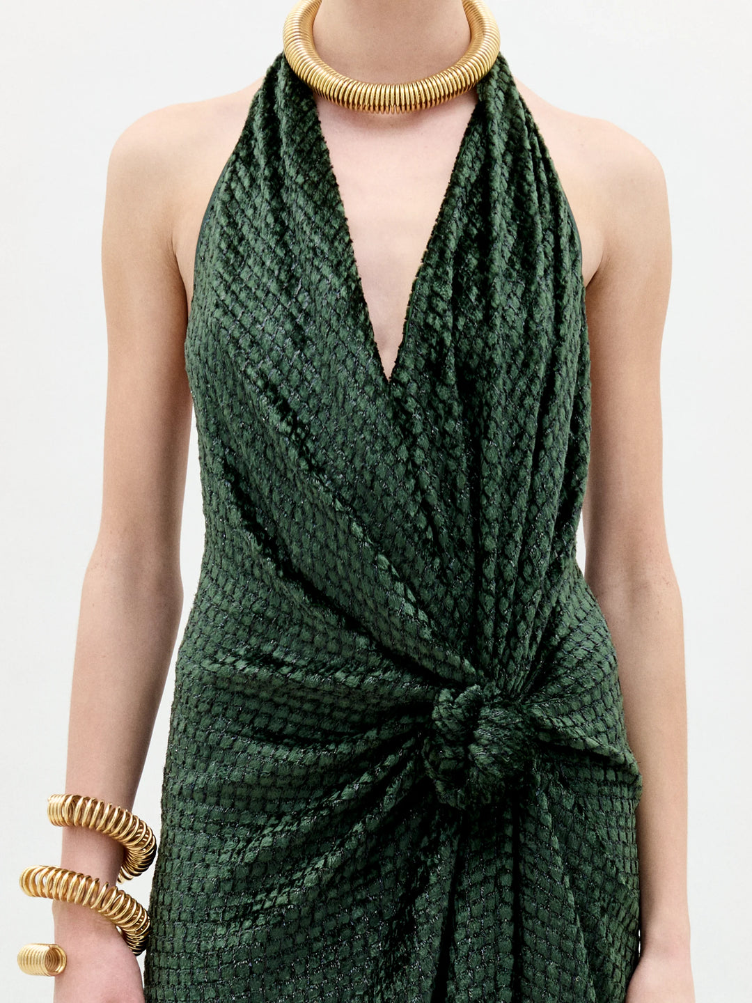 Torgiano Dress - Hunter Green