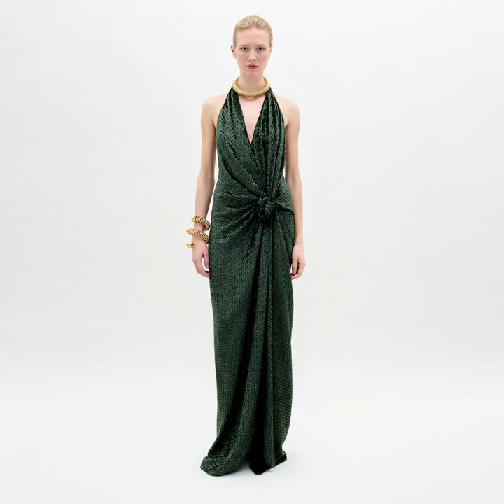 Torgiano Dress - Hunter Green