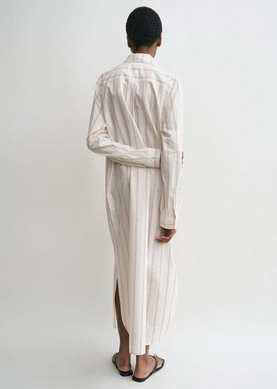 Striped Tunic Dress - Ecru/Blossom