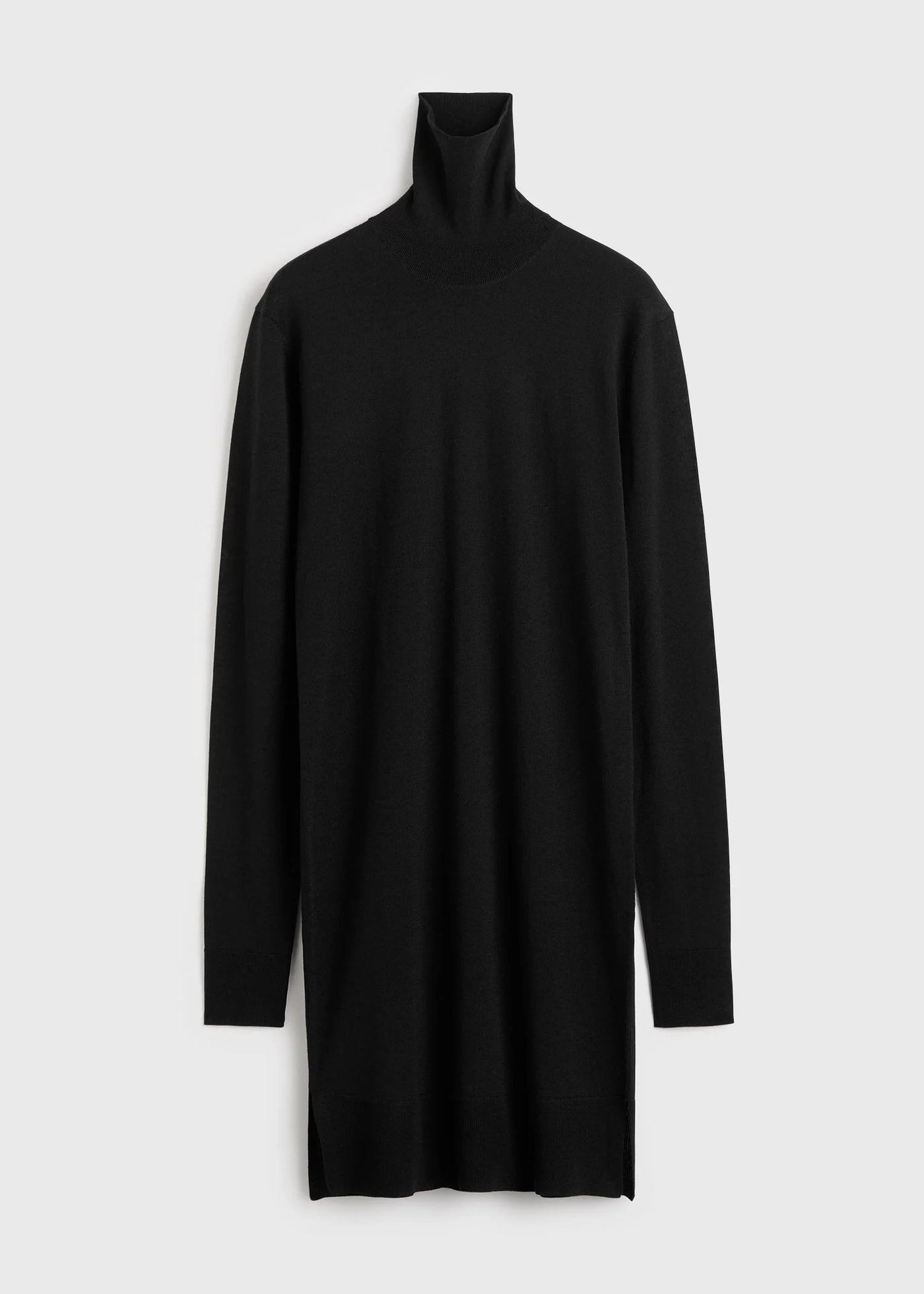 Turtleneck dress - Black