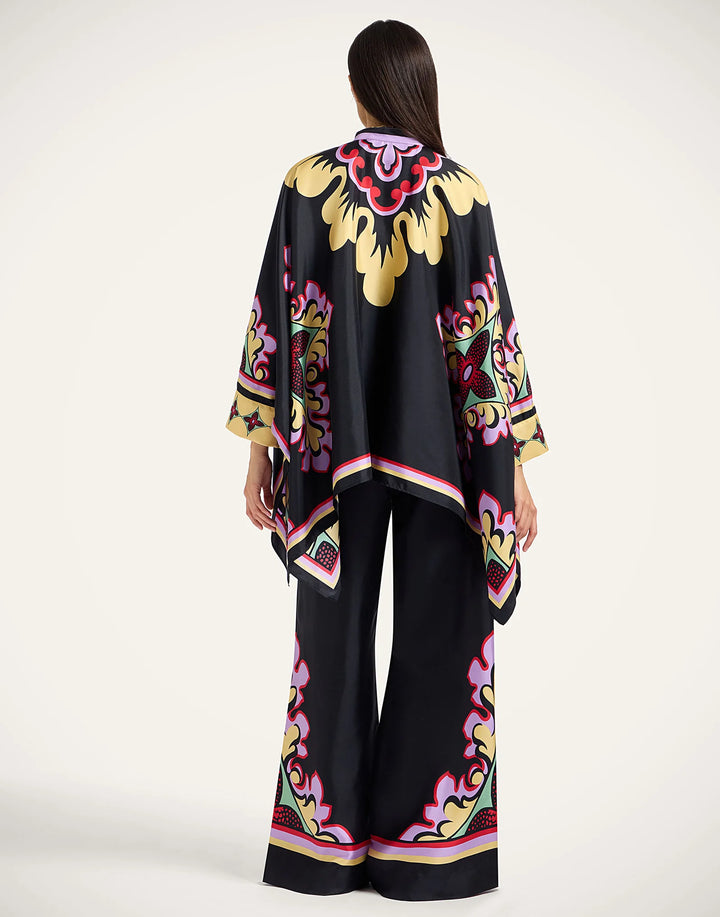 Palazzo Pants - Palazzo Placée Lilac in Silk Twill