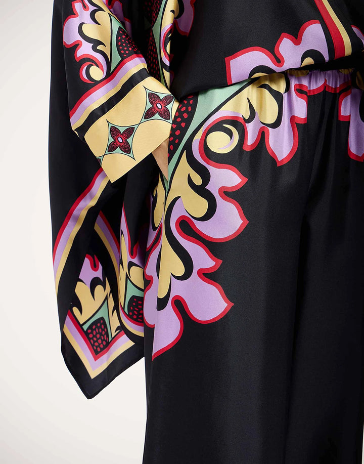 Palazzo Pants - Palazzo Placée Lilac in Silk Twill