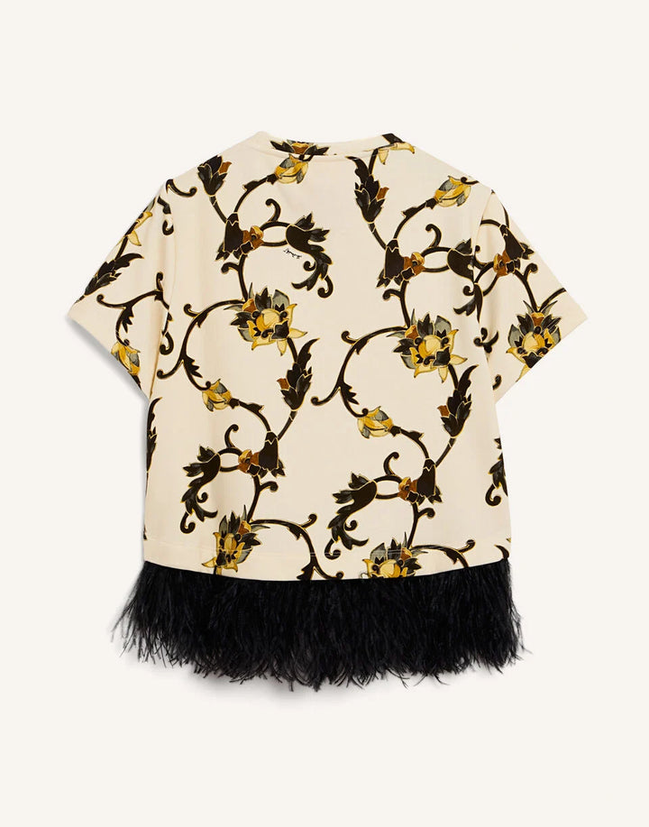 La Scala Tee in Buttercup White