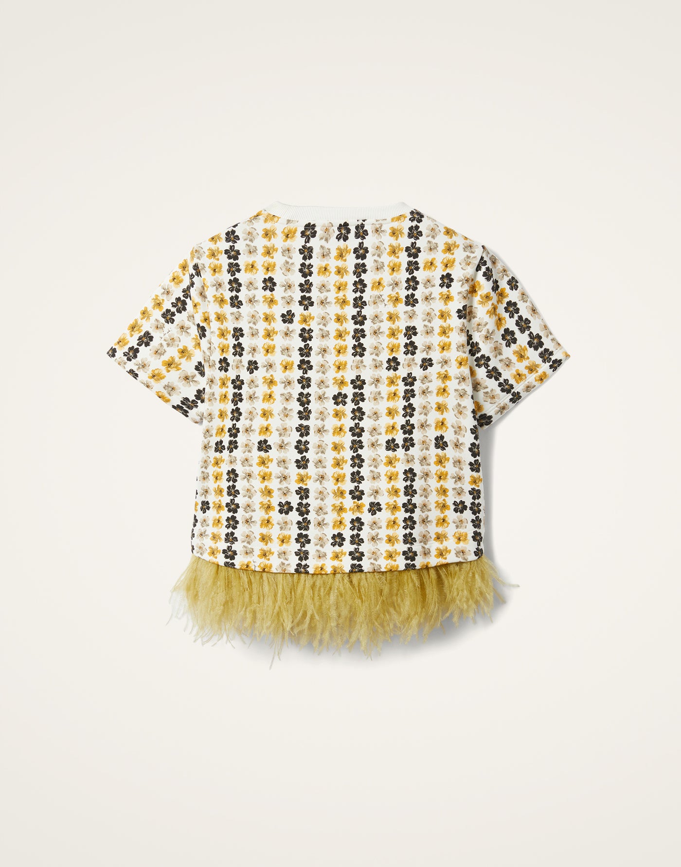 La Scala Tee - Cupid White with Feathers