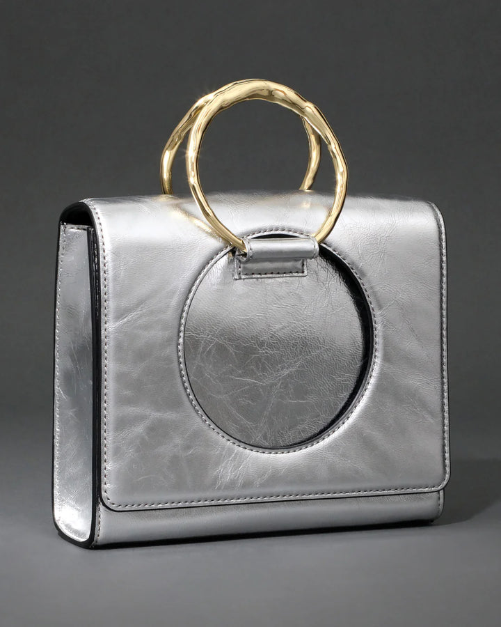 The Hunter Convertible Crossbody Bag - Silver