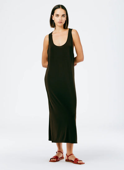 Harlow Jersey Tank Dress - Brown
