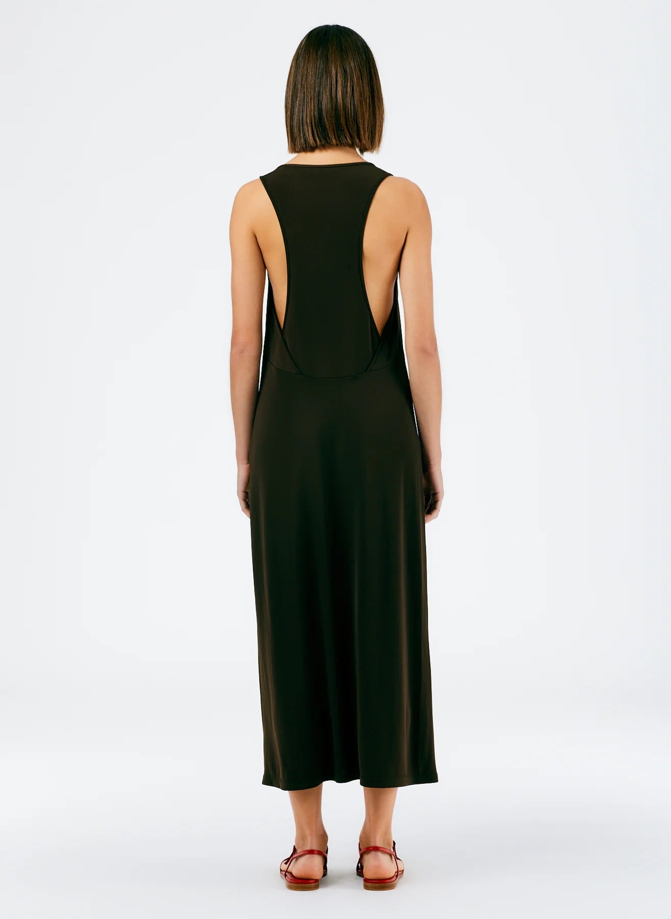 Harlow Jersey Tank Dress - Brown