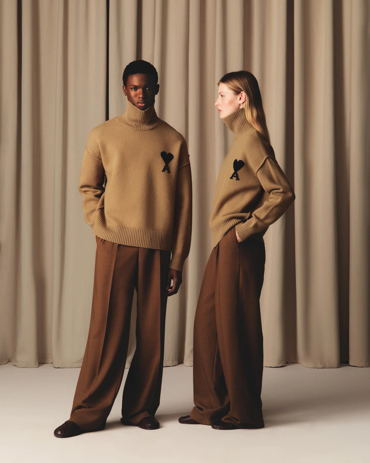 Ami De Coeur Funnel Neck Sweater - More Colors Available