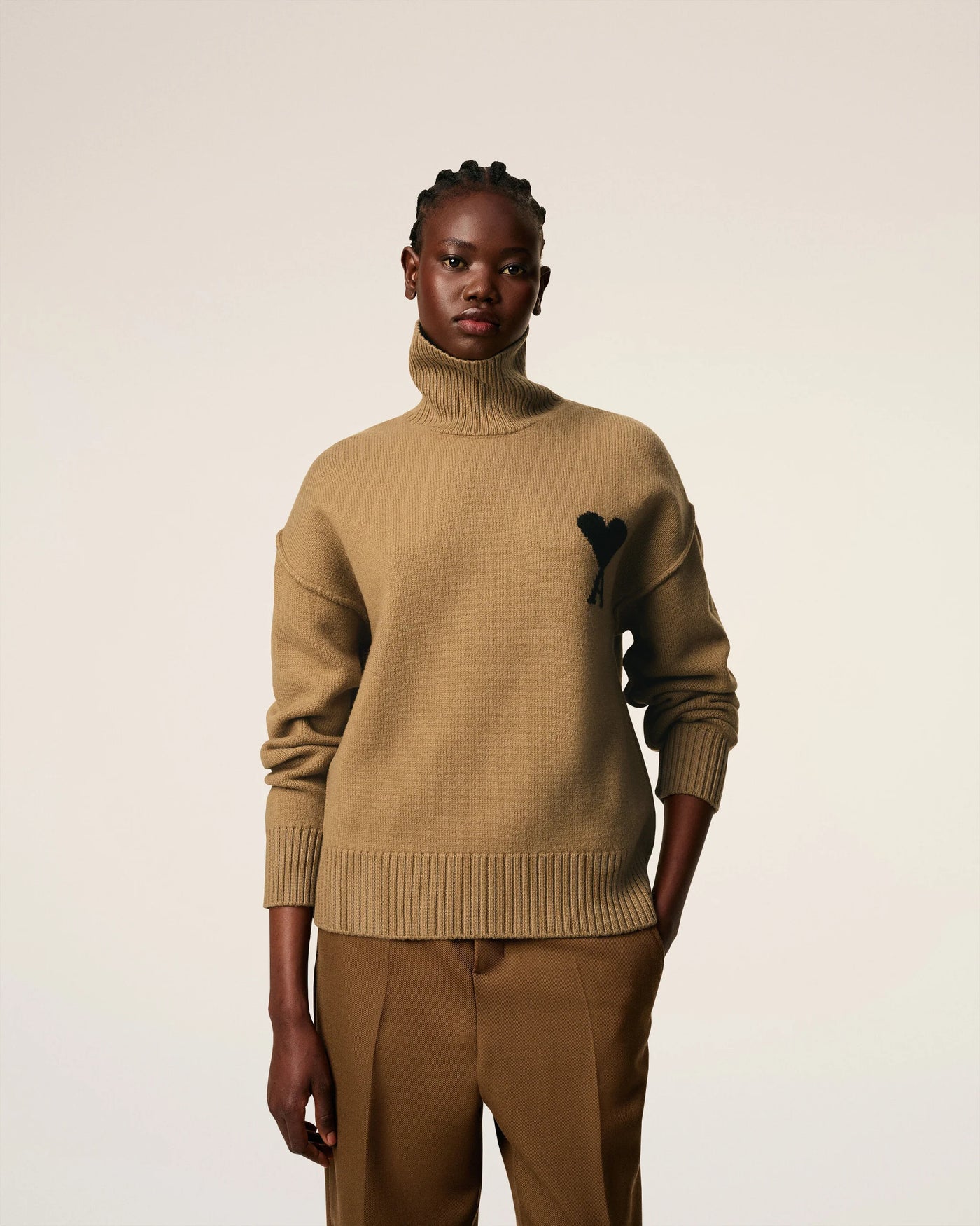 Ami De Coeur Funnel Neck Sweater - More Colors Available