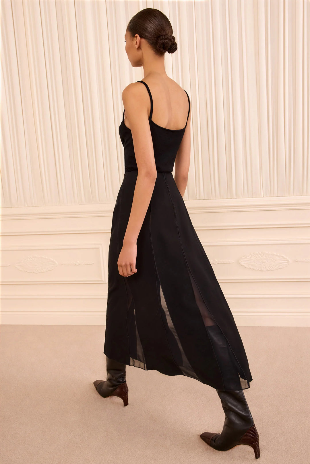 Elia Midi Skirt - Black