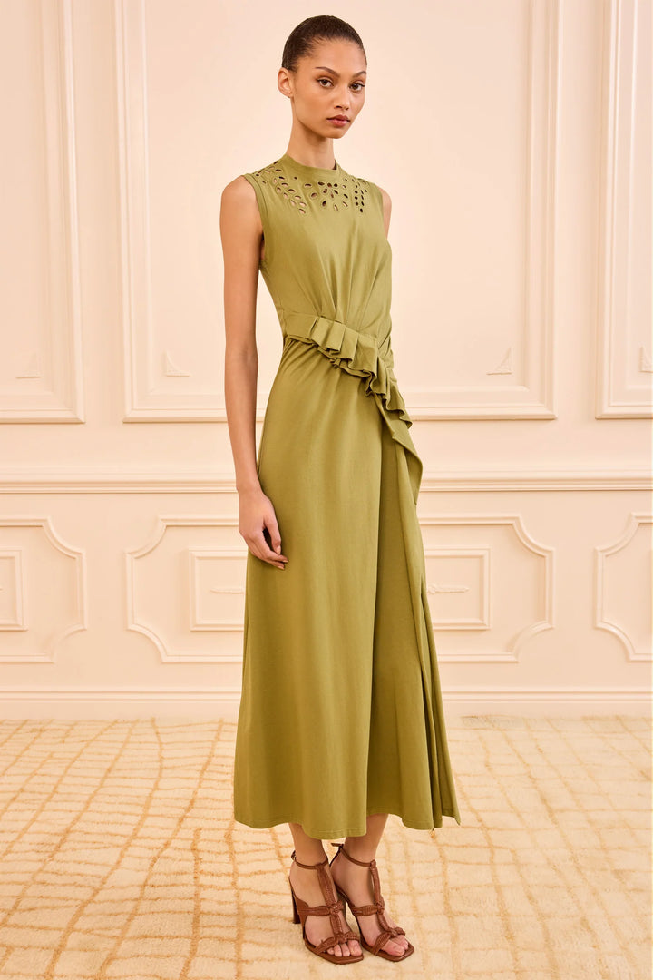 Jeune Cotton Dress - Pistachio