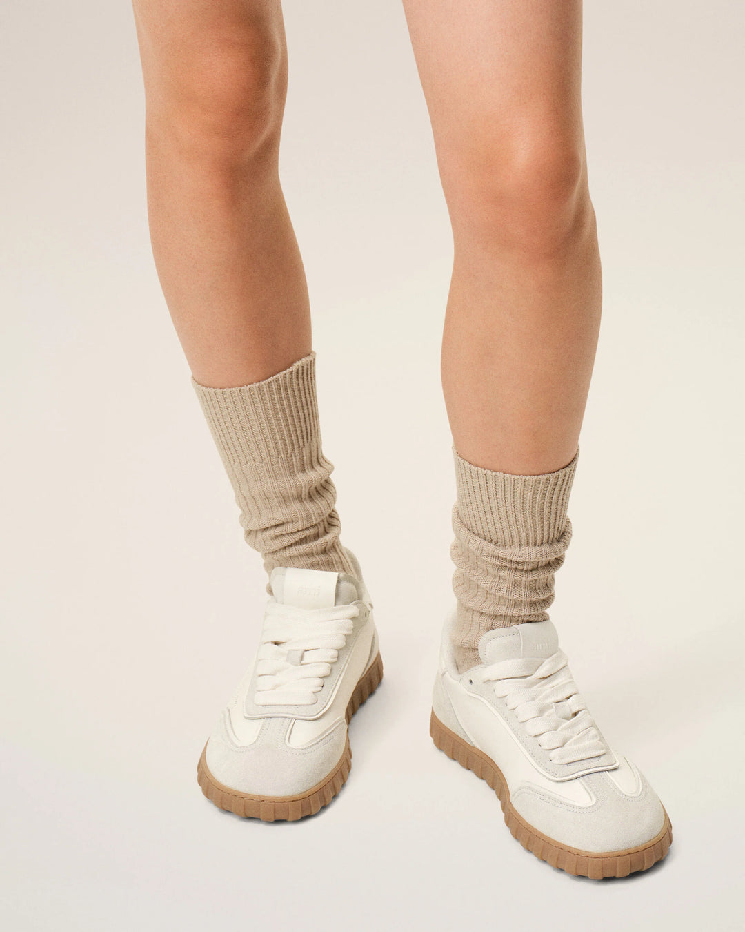 Ami Paris Step Sneakers - Off White