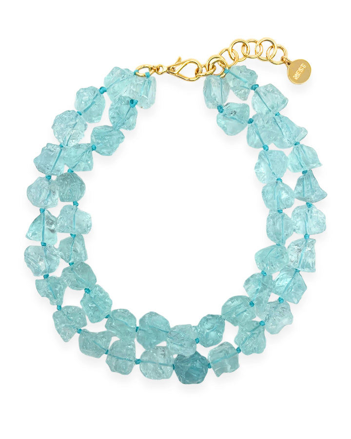 Aqua Quartz Necklace - Aqua