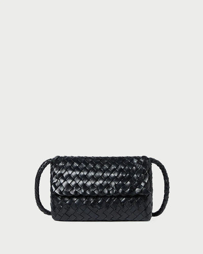 Vinnie Woven Leather Crossbody - More Colors Available