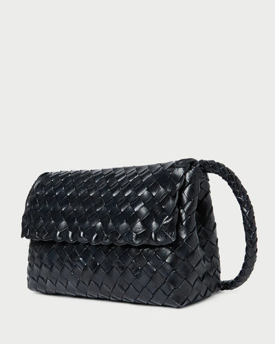 Vinnie Woven Leather Crossbody - More Colors Available
