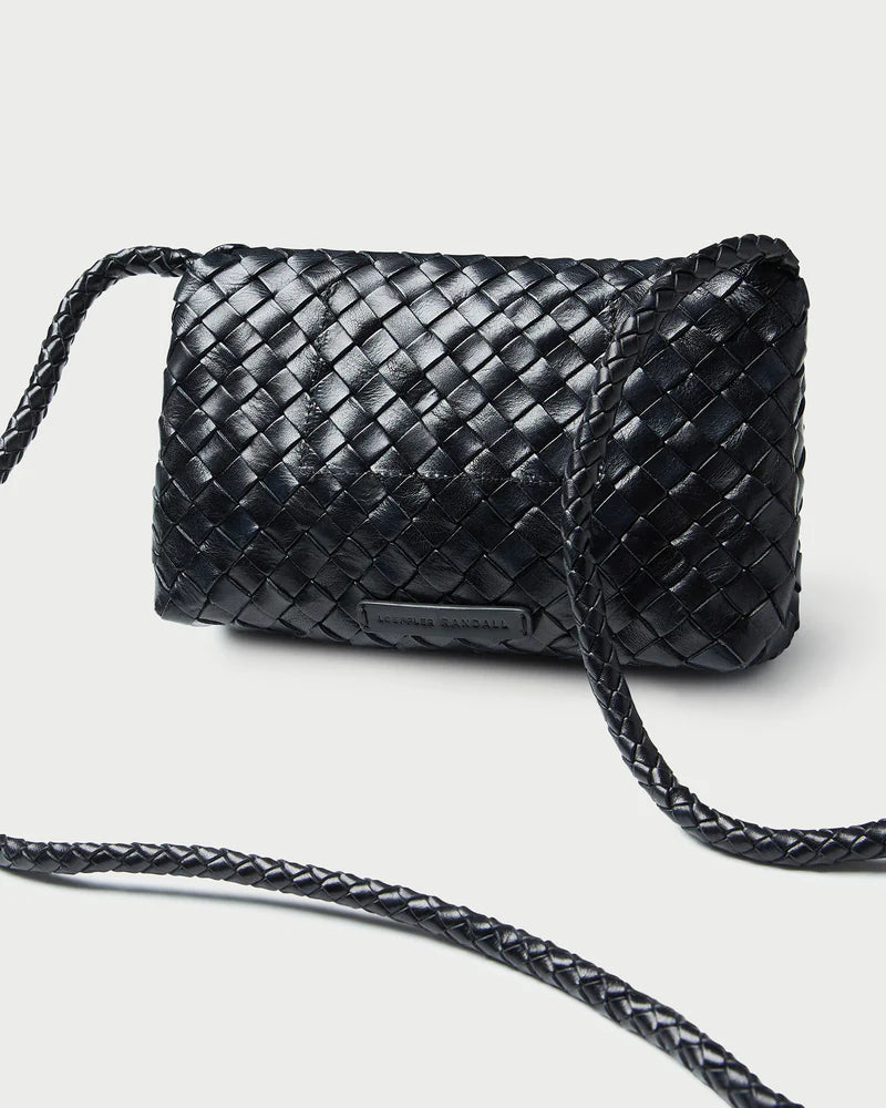 Vinnie Woven Leather Crossbody - More Colors Available