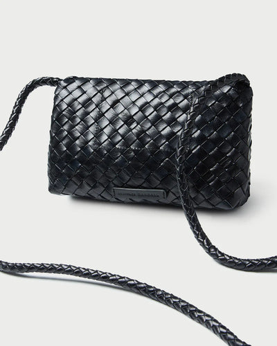 Vinnie Woven Leather Crossbody - More Colors Available