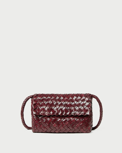 Vinnie Woven Leather Crossbody - More Colors Available