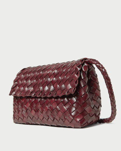 Vinnie Woven Leather Crossbody - More Colors Available
