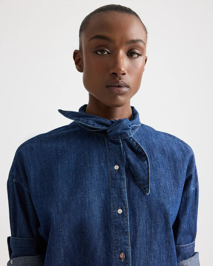 The Tie One On Shirt - Navy