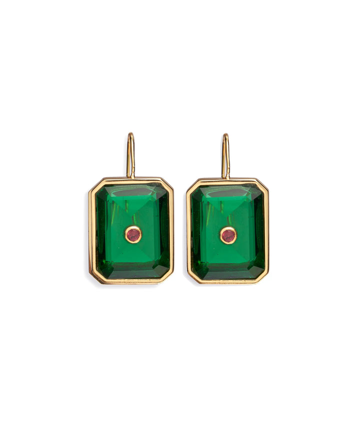 Tile Earrings - Forest