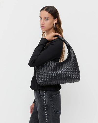 WILLOW WOVEN HOBO BAG - More Colors Available