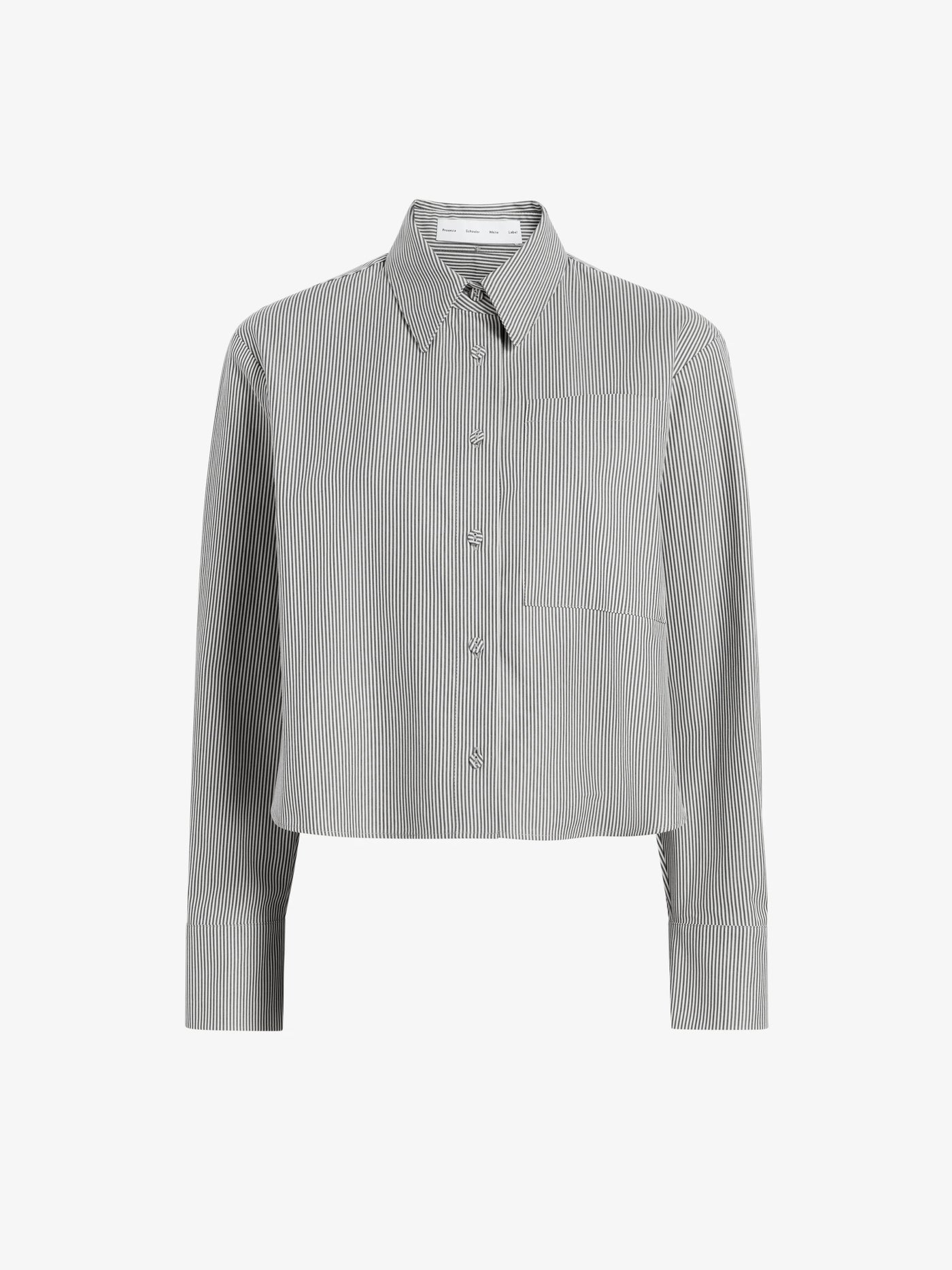 OLIVE STRIPE SHIRT - Parchment/Dark Teal
