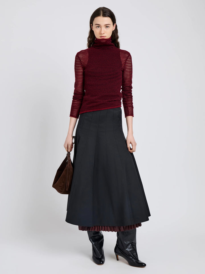 Heidi Skirt in Tech Cotton - Black