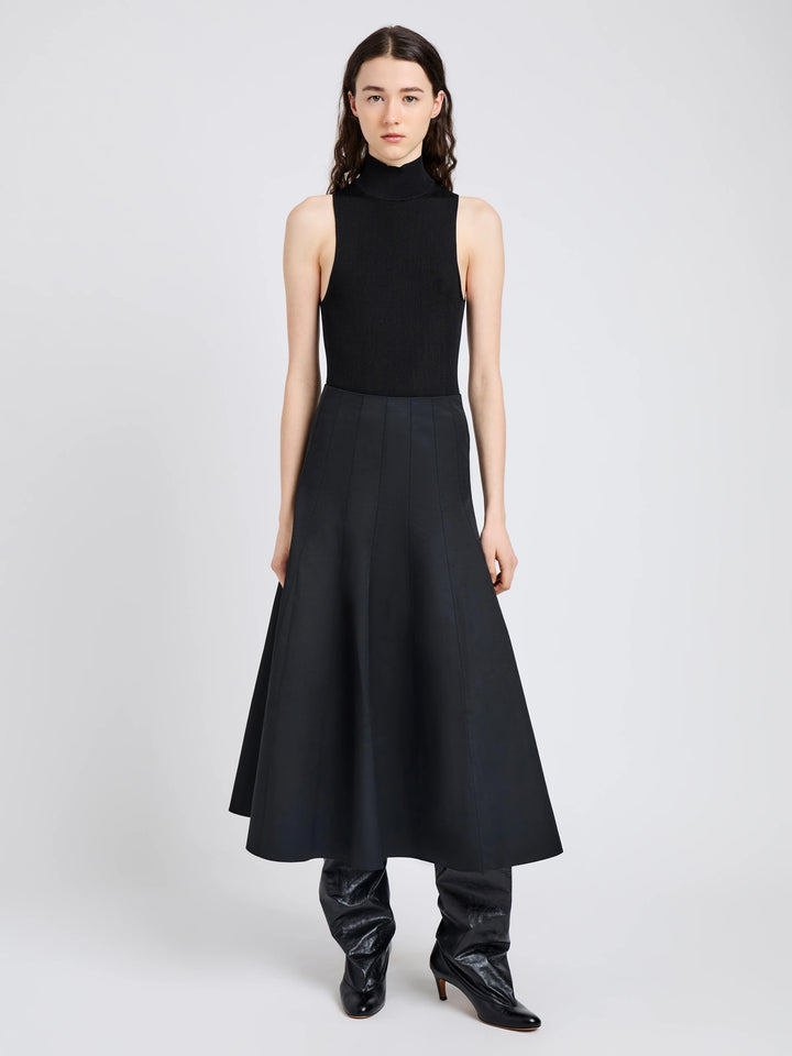 Heidi Skirt in Tech Cotton - Black
