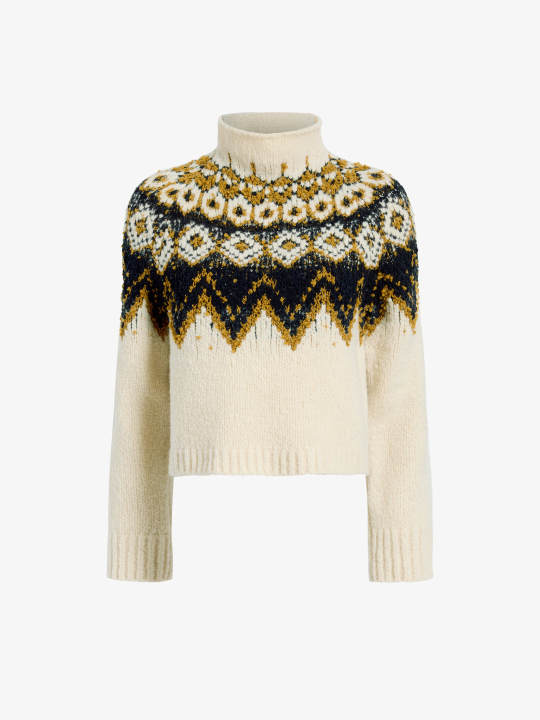 Lizzy Sweater in Textured Fairisle - More Colors Available