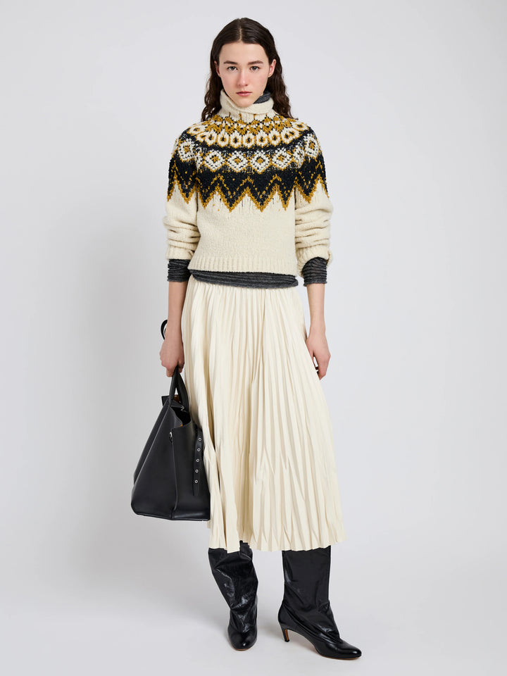 Lizzy Sweater in Textured Fairisle - More Colors Available