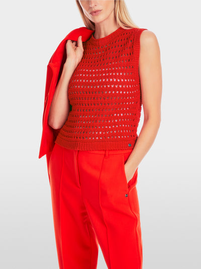 Rethink Together organic cotton top - Flame Red