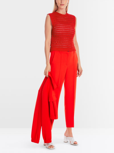 Rethink Together organic cotton top - Flame Red