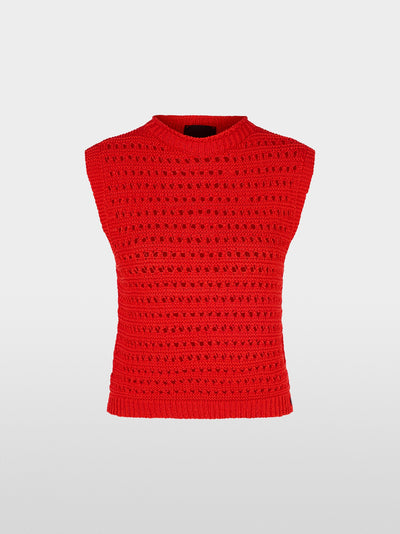 Rethink Together organic cotton top - Flame Red
