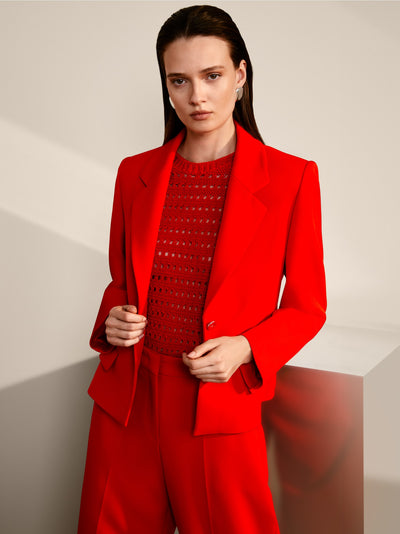 Rethink Together organic cotton top - Flame Red