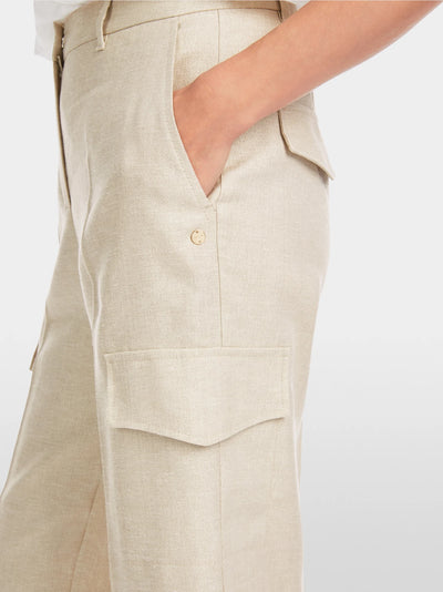 WUKARI high-waist trousers - Deep Stone