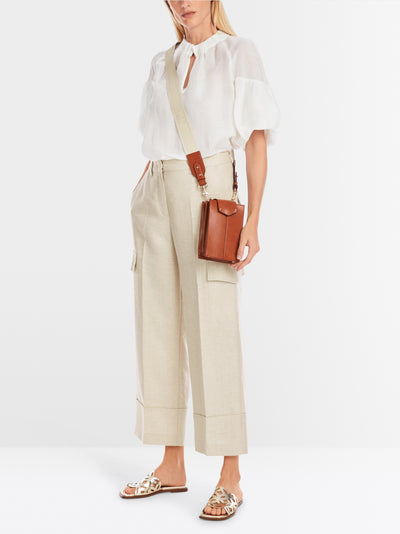 WUKARI high-waist trousers - Deep Stone