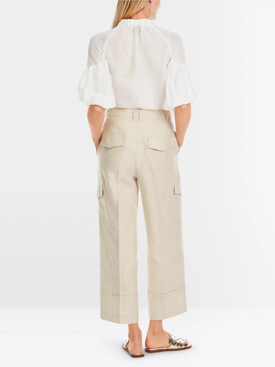 WUKARI high-waist trousers - Deep Stone