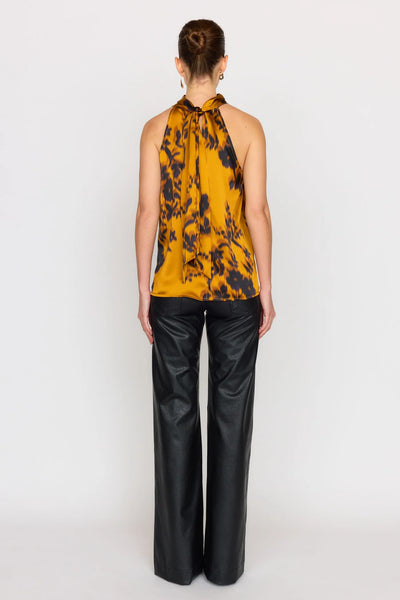 Kelly Blouse - Gold Shadow Flower