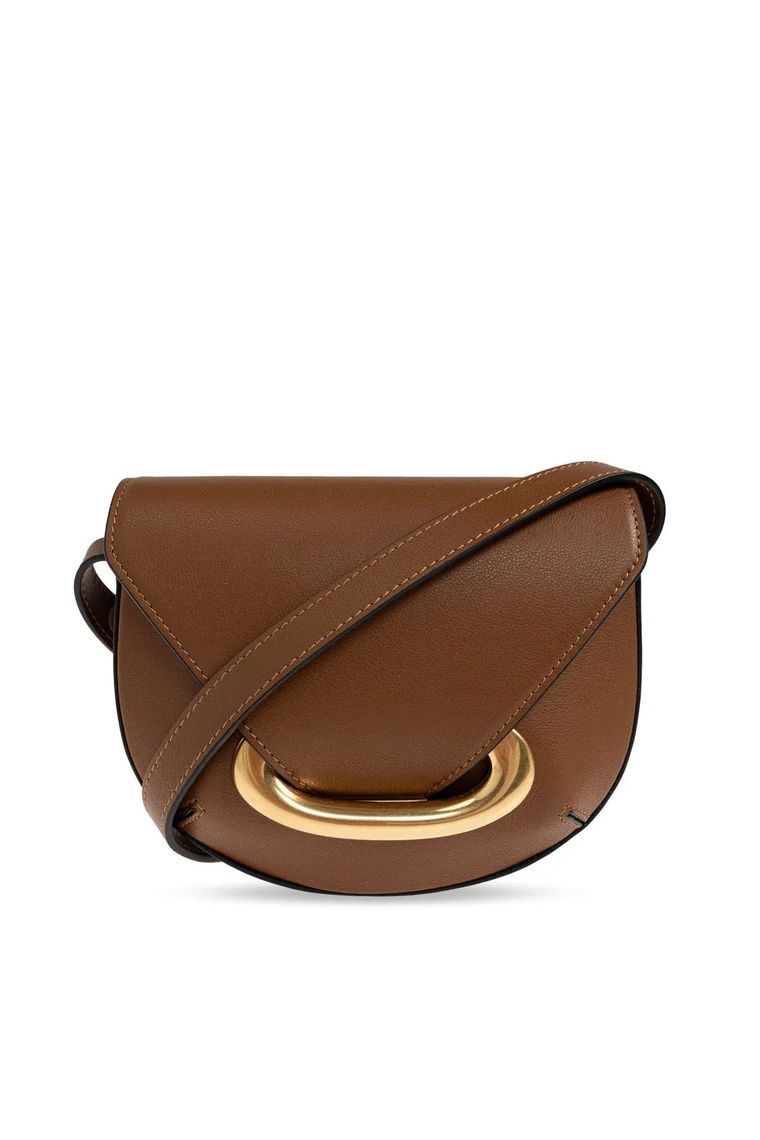 Veneto Small Shoulder Bag - Cognac