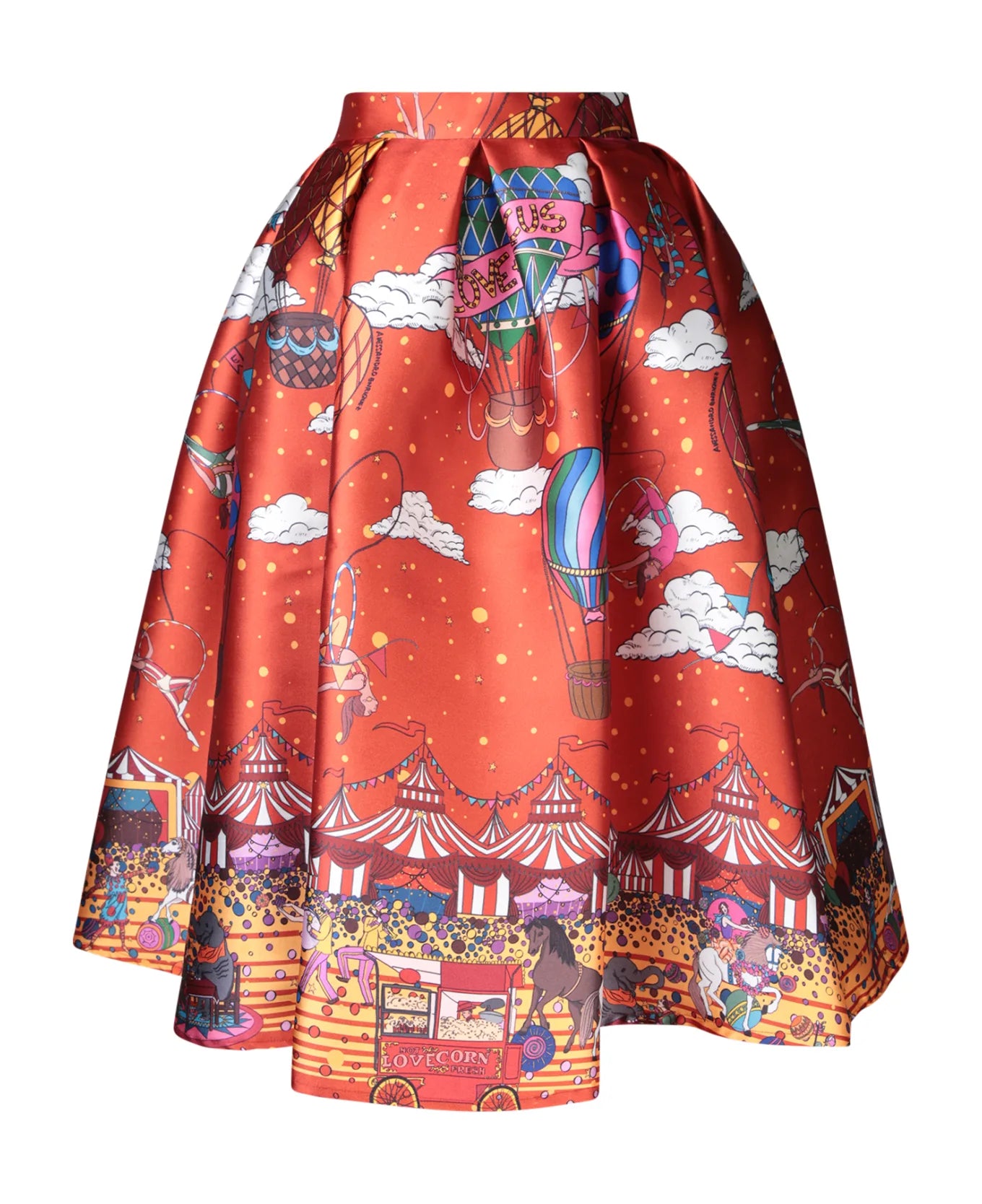 Duchesse Circus Skirt - Orange