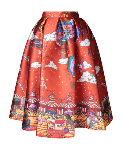 Duchesse Circus Skirt - Orange