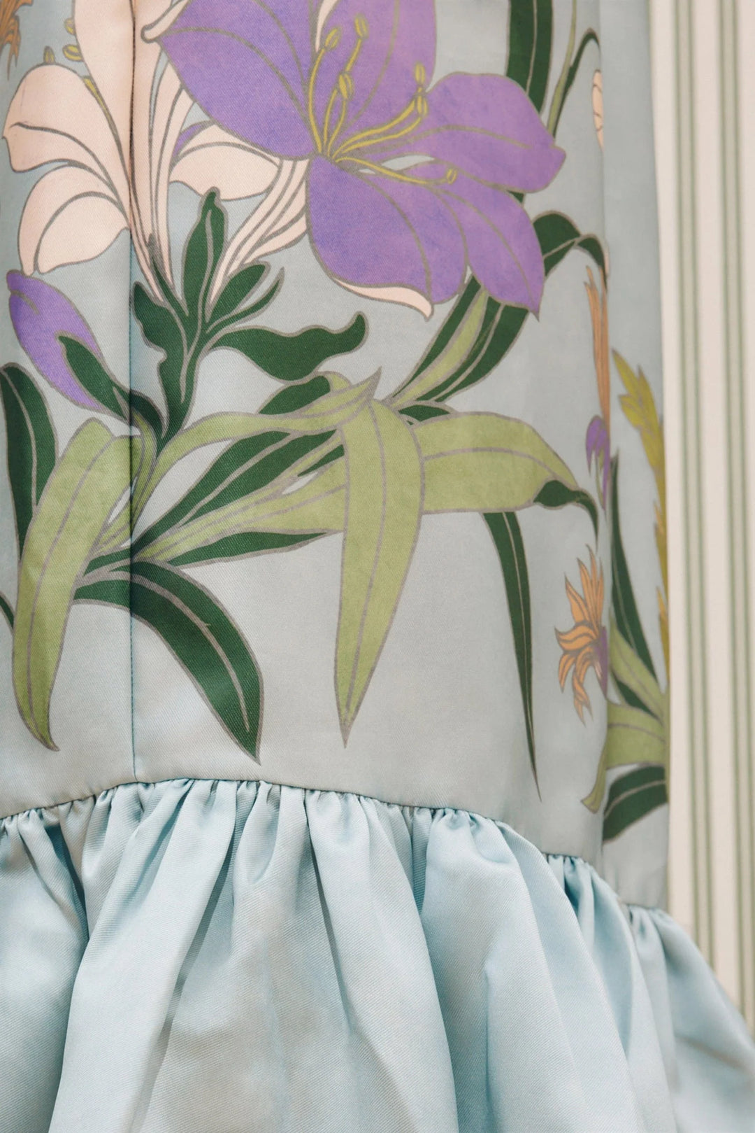 alfie midi dress - Light Blue