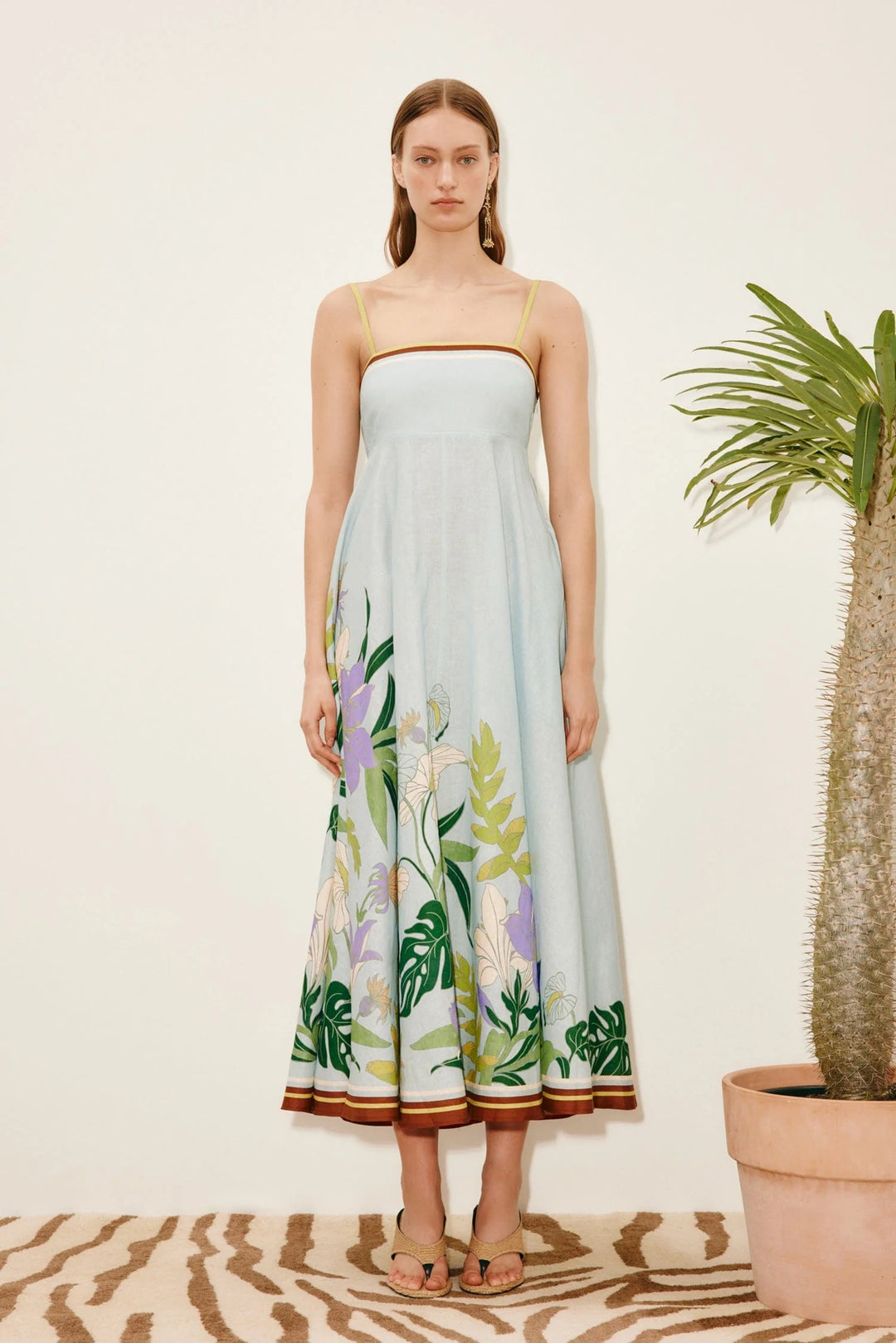 Alfie midi dress - Light Blue