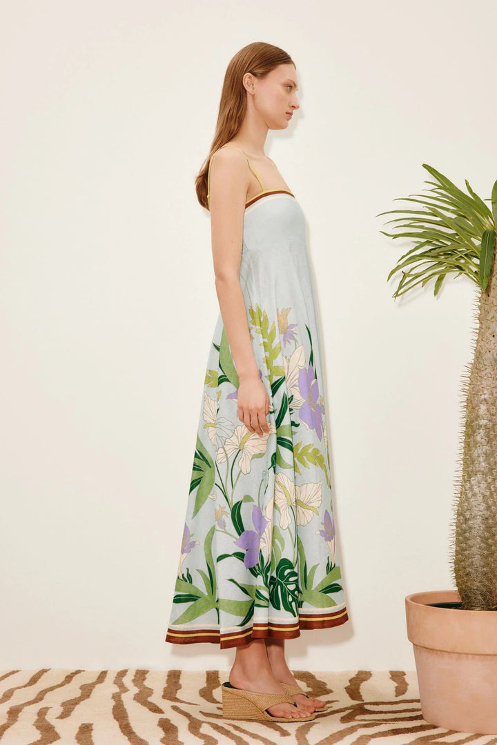 Alfie midi dress - Light Blue