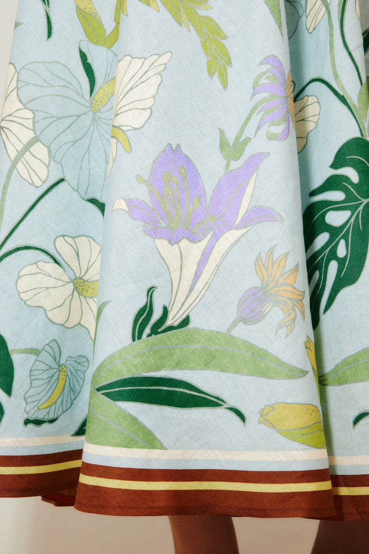 Alfie midi dress - Light Blue