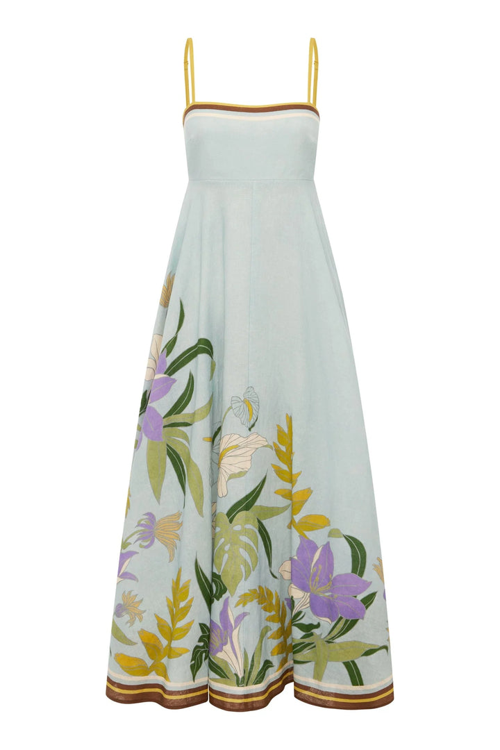 Alfie midi dress - Light Blue